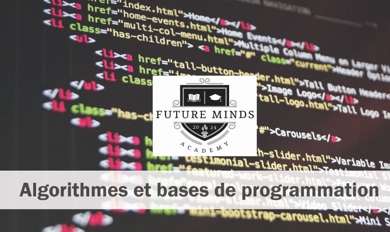 Algorithmes et bases de programmation