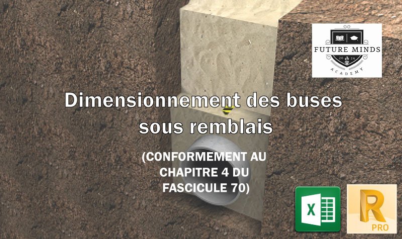 Dimensionnement des buses sous remblais